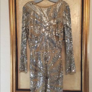 Gold Sequins Dress